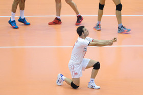 دیدار والیبال تیم‌های ملی ایران و لهستان